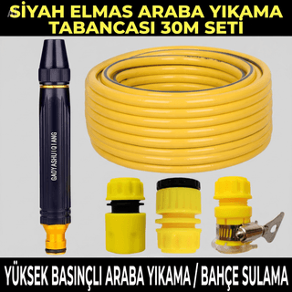 10 Metre Yüksek Basınçlı Hortumlu Bahçe Ve Araç Yıkama Tabancası Seti - 2
